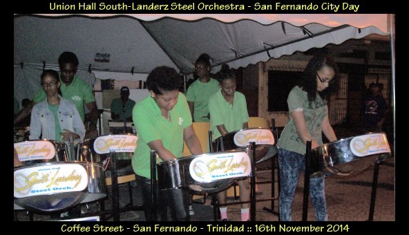 Union Hall South-Landerz Steel Orchestra - San Fernando City Day 2014
